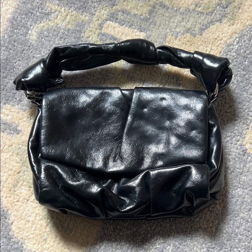 Zara Black Leather Bag